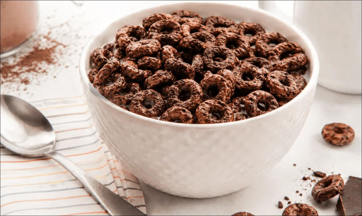 Chocolatey Hoops Breakfast Cereal - 7/Box- Bariatrix