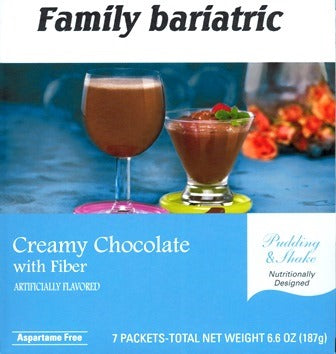 Creamy Chocolate with Fiber, Aspartame Free, Pudding & Shake by Robard