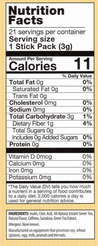 Best By 10 2025; Boost Energy Drink Green Tea Flavor by Healthwise (21 Servings)