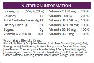 Meta Fuel-Metabolism Booster & Thermogenic Antioxidant, Orange Drink Mix by Healthwise