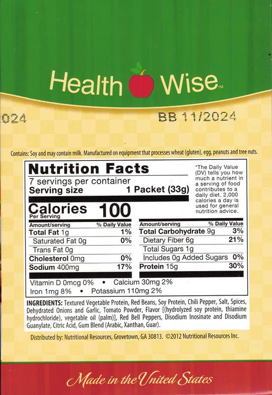 Vegetable Chili by Healthwise