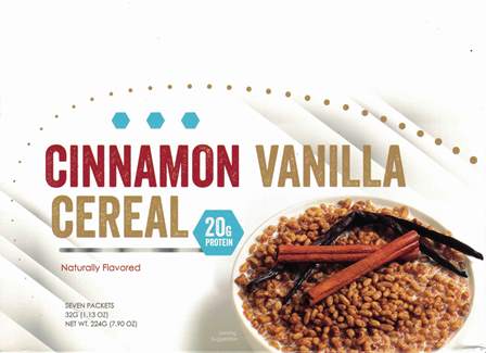 Cereal, High Protein, Cinnamon Vanilla by NRI / Healthwise
