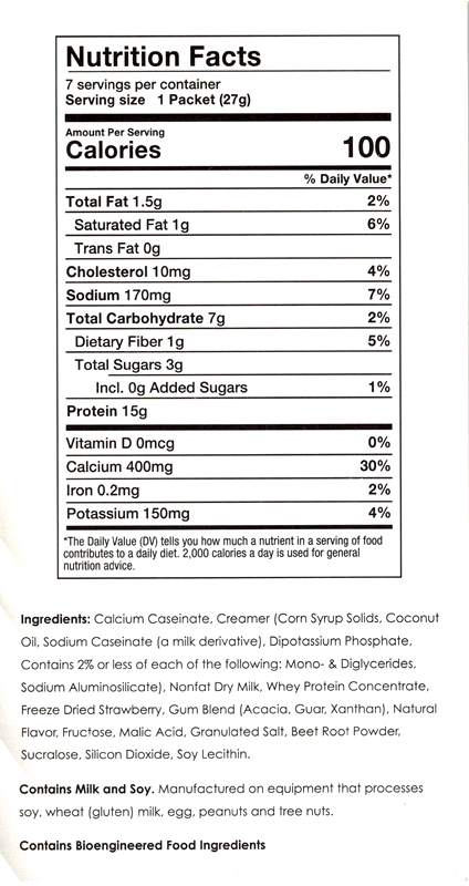 High Protein Strawberry Banana Smoothie By NRI / Healthwise