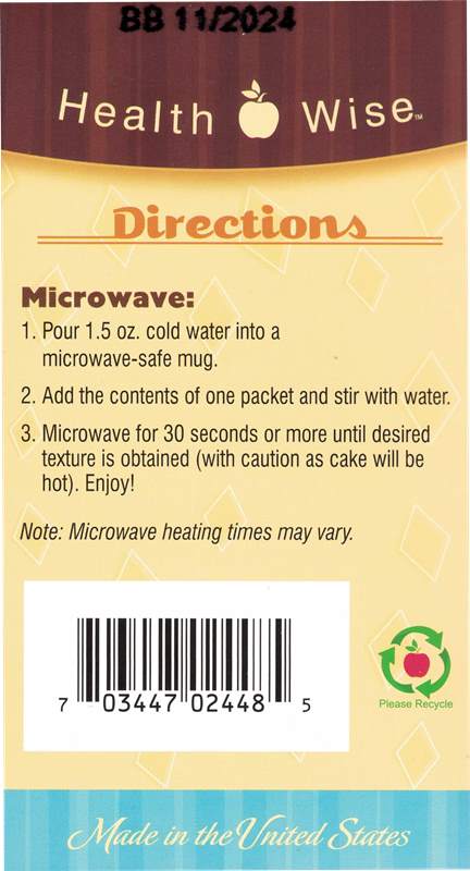 Mug Cake Chocolate Caramel Dessert by Healthwise