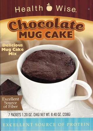 Best By 09 2026; Mug Cake Chocolate Dessert by Healthwise