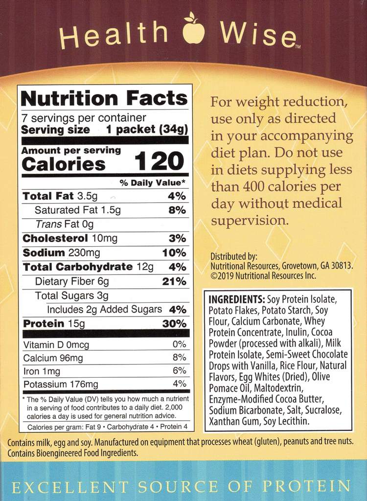 Best By 09 2026; Mug Cake Chocolate Dessert by Healthwise