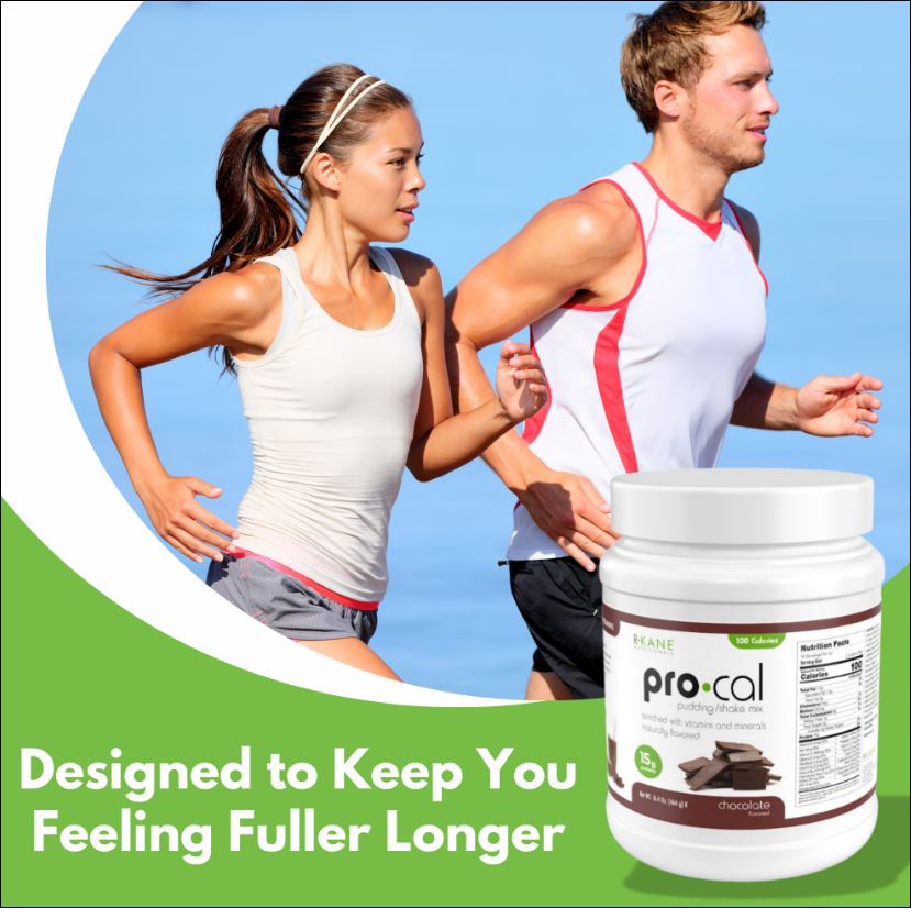 Canister; R Kane Pro Cal 100 Strawberry Pudding / Shake Mix (16 Servings/Jar)