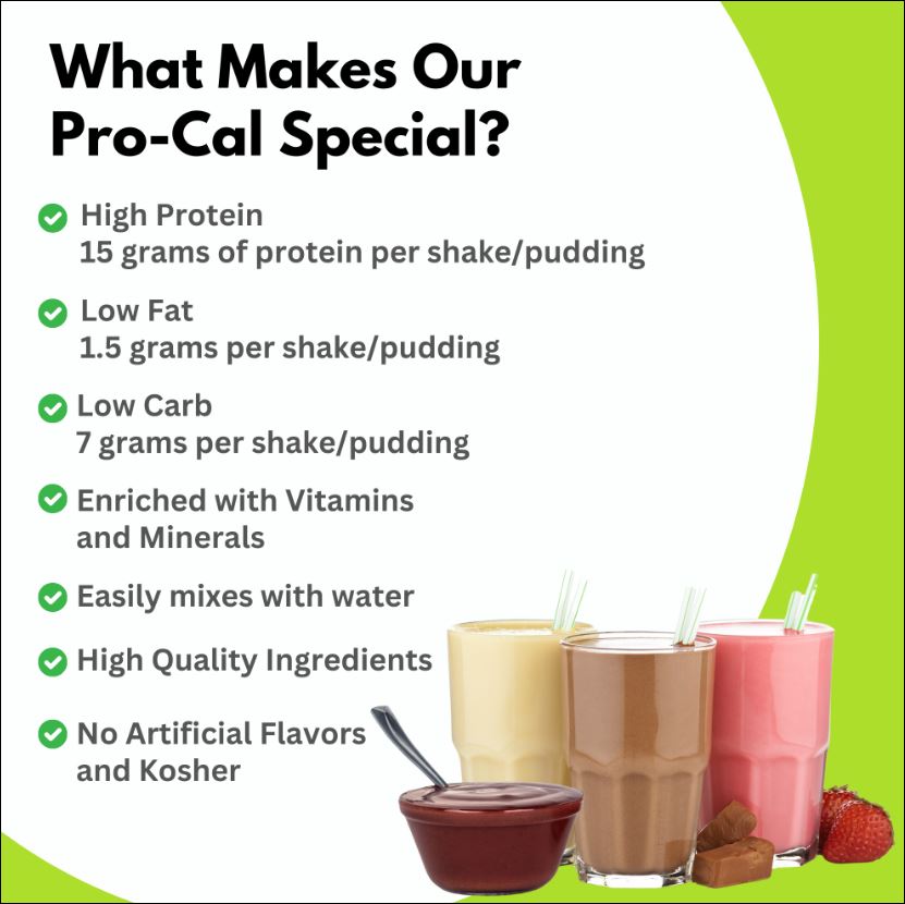 Canister; R Kane Pro Cal 100 Strawberry Pudding / Shake Mix (16 Servings/Jar)