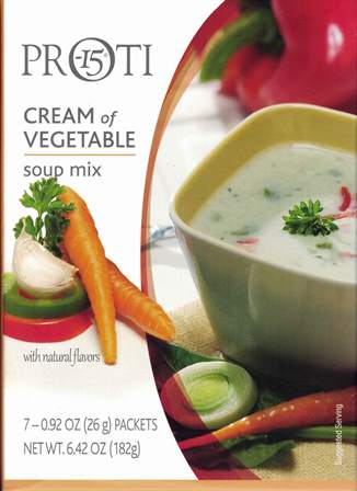 Best By 07 2025; Soup Proti 15 Cream of Vegetable by Bariatrix