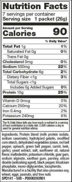 Best By 07 2025; Soup Proti 15 Cream of Vegetable by Bariatrix