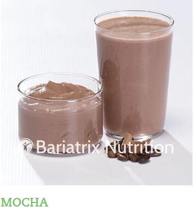 Best By 01 2026; Proti Max Mocha Shake or Pudding Mix by Bariatrix