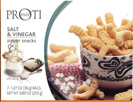Proti Snax Zipper Sea Salt & Vinegar Flavor by Bariatrix