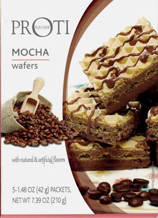 Best By 11 2025; Wafers Proti Square Mocha by Bariatrix