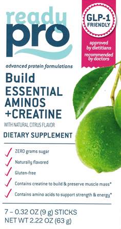 Build Essential Aminos + Creatine Citrus Drink Mix by ReadyPro