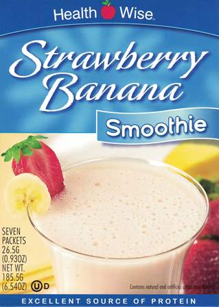 High Protein Strawberry Banana Smoothie By NRI / Healthwise