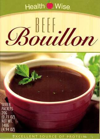 Best By 12 2025; Soup Beef Bouillon by Healthwise