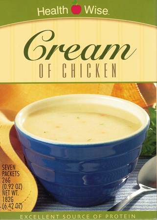 Best By 08 2026; Soup Cream of Chicken By Healthwise