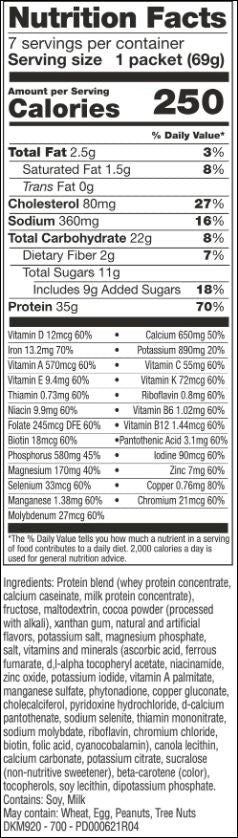 VHP (Very High Protein 35g) Chocolate Meal Replacement by Bariatrix