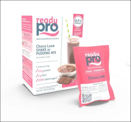 readyPro Advanced Protein Formulations Choco Luxe Shake Pudding Mix