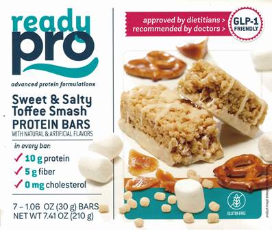 readyPro Protein Bars Sweet & Salty Toffee Smash by Bariatrix