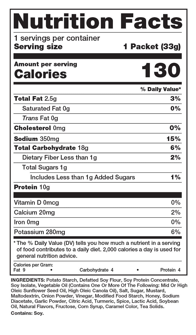 Best By 11 2025; Double Bites Honey Mustard by Robard