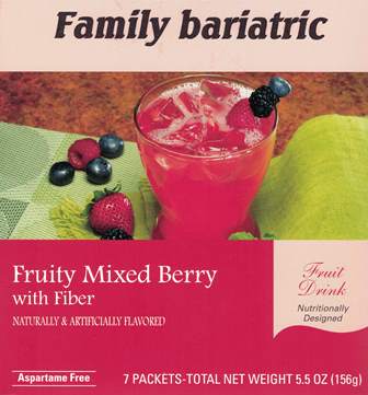 Best By 11 2025; Fruity Mixed Berry with Fiber Drink by Robard