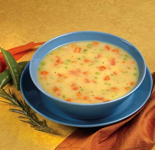 Best By 11 2025; Soup Hearty Cream of Chicken with Fiber by Robard