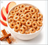 Apple Cinnamon Hoops Breakfast Cereal -7/Box- by Bariatrix