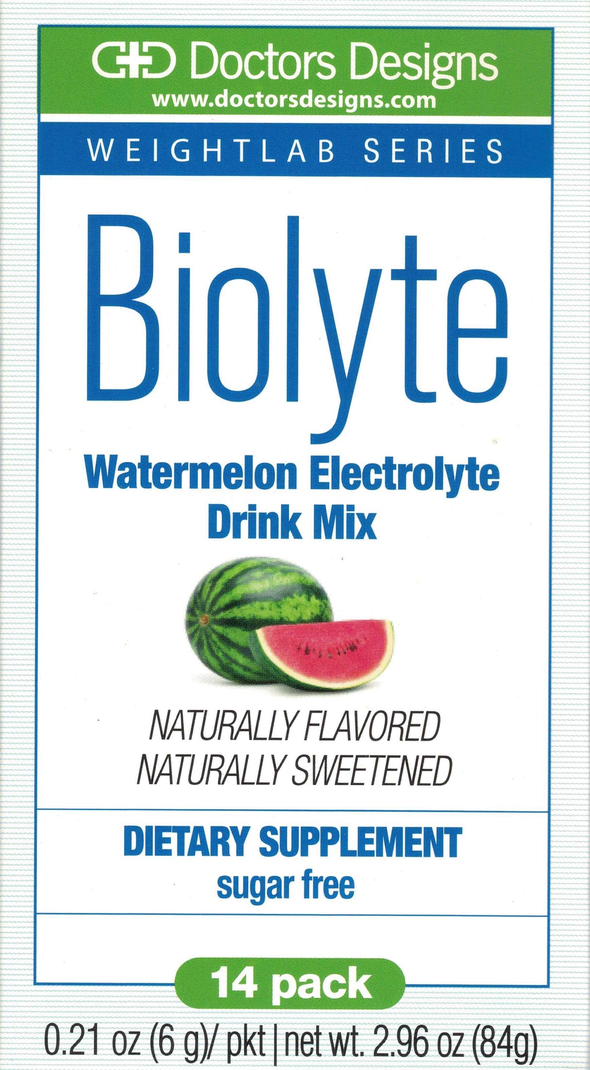Watermelon Biolyte by Doctors Designs Electrolyte Drink Mix