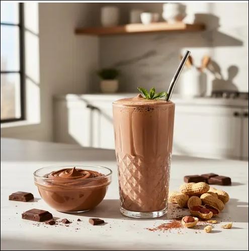 Chocolate Peanut Butter Meal Replacement Shake or Pudding by Robard