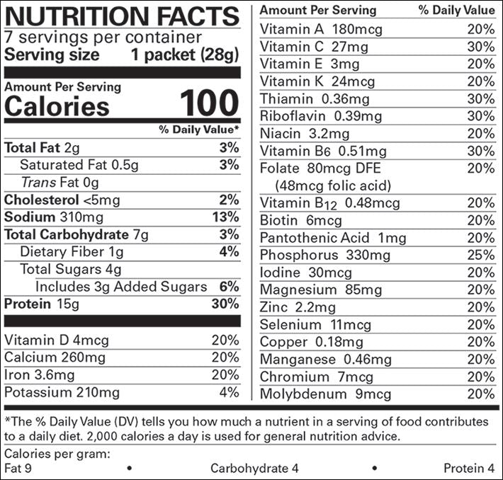 Chocolate Peanut Butter Meal Replacement Shake or Pudding by Robard