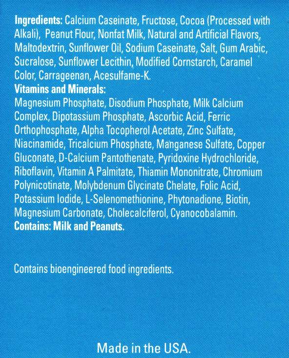 Chocolate Peanut Butter Meal Replacement Shake or Pudding by Robard