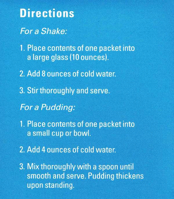 Chocolate Peanut Butter Meal Replacement Shake or Pudding by Robard