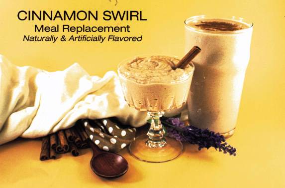 Cinnamon Swirl Meal Replacement,  Pudding & Shake, by Robard