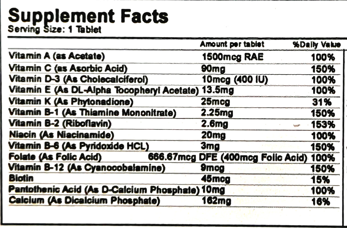 Doctors Designs Daily Vitamin & Mineral  (30 Count)