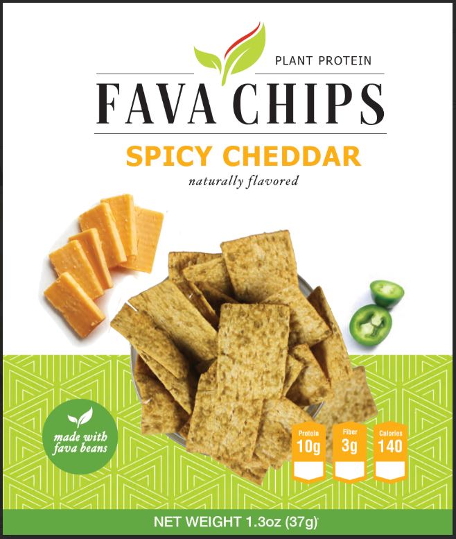 Chips: Fava Chips Spicy Cheddar by Robard