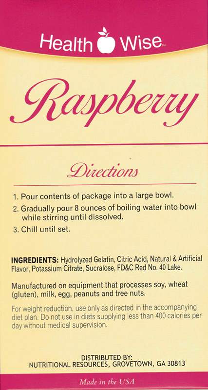 Gelatin Raspberry by Healthwise