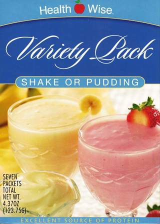 Variety Pack Shakes or Puddings by Healthwise