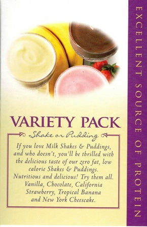 Variety Pack Shakes or Puddings by Healthwise