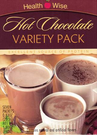 Hot Chocolate Variety Pack by Healthwise, Best By 02 2026