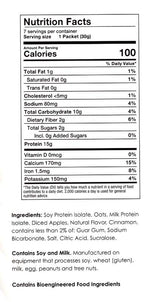 High Protein, Apples & Cinnamon Oatmeal by NRI / Healthwise