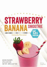 High Protein Strawberry Banana Smoothie By NRI / Healthwise