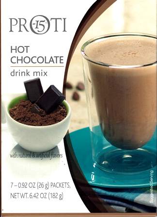 Hot Chocolate Drink Mix, Proti 15, by Bariatrix