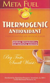 Meta Fuel Orange Thermogenic Antioxidant Multivitamin Herbal Food by Healthwise (14 Srv)