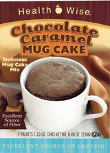 Best By 11 2024; Mug Cake Chocolate Caramel Dessert by Healthwise