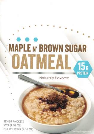 High Protein, Maple n' Brown Sugar Oatmeal by NRI / HealthWise