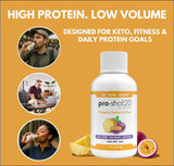 Pro-Shot20, Protein Shot, Pineapple & Passion Fruit Flavor by R Kane (12 Pack)