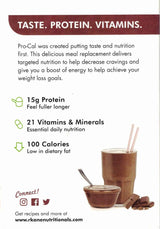 R Kane Pro Cal 100 Chocolate Pudding / Shake Mix