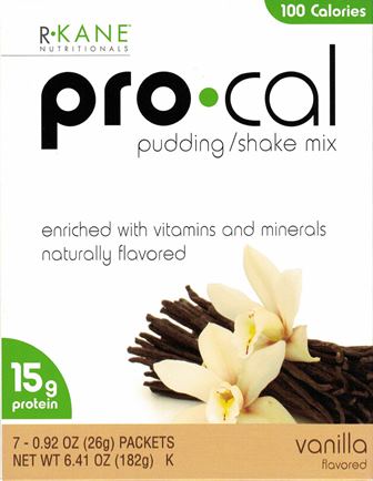 R Kane Pro Cal 100 Vanilla Pudding / Shake Mix