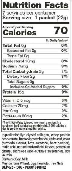 Fruit Drink, Proti 15 Peach Mango Drink Mix by Bariatrix